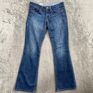 Gap 1969 Women's Curvy Bootcut Jeans Size 26/2A Blue Medium Wash
